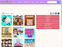 Tablet Screenshot of girlsgames.com